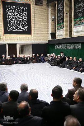 مراسم عزاداری شب عاشورای حسینی در حسینیه امام‌خمینی(ره)