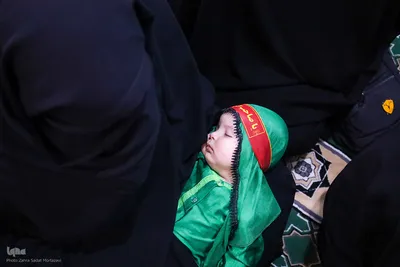 مراسم شیرخوارگان حسینی در امامزاده سیدمحسن(ع) تیرانچی