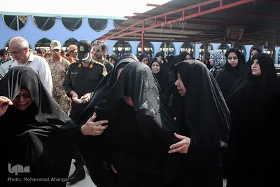 مراسم تشییع و خاکسپاری شهید «قاسم بلند» در اهواز