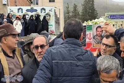 تشییع پیکر مطهر سرهنگ پاسدار شهید محمدمهدی باقری در شهر زیرآب سوادکوه
