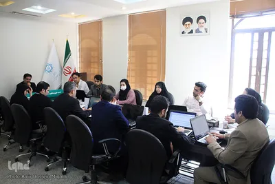 نشست خبری حمیدرضا قمی سخنگوی شورای اسلامی شهر یزد