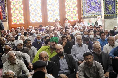 مراسم بزرگداشت مرحوم دعایی و جانباختگان حادثه قطار مشهد به یزد در مسجد حظیره یزد‎‎