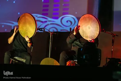 A religious performance accompanied by a concert in Tehran