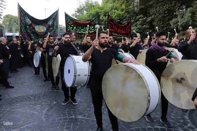 اجتماع ضد صهیونیستی دستجات و هیئات حسینی تبریز
