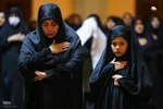 آیین وداع با پیکرهای مطهر چهار شهید گمنام دوران دفاع مقدس در حرم مطهر شاهچراغ(ع)‎