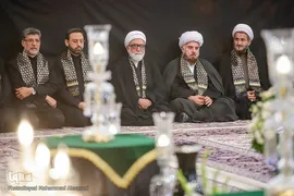 آیین سنتی اذن عزا در حرم مطهر رضوی