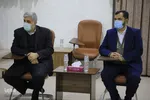 دیدار معاون ستاد اجرایی فرمان امام با حجت‌الاسلام عبادی