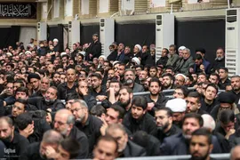 اولین شب مراسم عزاداری سید و سالار شهیدان(ع) در حسینیه امام خمینی(ره)
