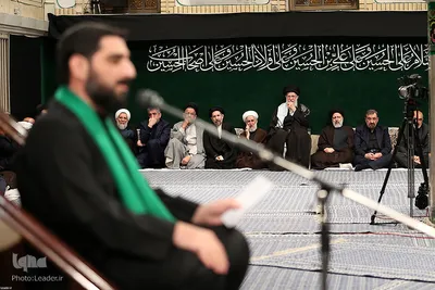 اولین شب مراسم عزاداری حضرت اباعبدالله الحسین(ع) در حسینیه امام خمینی(ره)