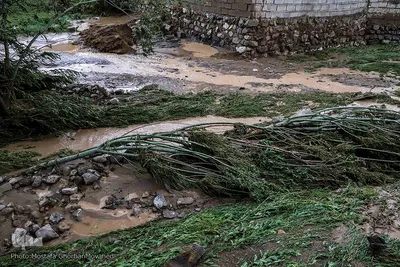 وقوع خسارت سنگین سیل به برخی روستاهای شهرستان اهر
