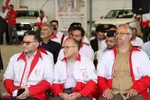 مراسم رونمایی از ۲۴ دستگاه خودروی امدادی هلال احمر یزد