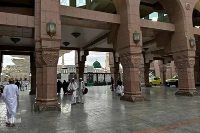 زائران بین‎المللی مدینه پیش از اعزام به مکه