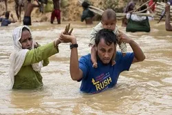 Landslides, Flooding Threaten 200,000 Rohingya Muslims in Bangladesh