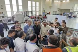 نظارت رئیس دانشگاه علوم پزشکی کردستان بر خدمات سلامت زائران اربعین حسینی
