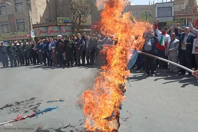 راهپیمایی حمایت از وعده صادق در اهر