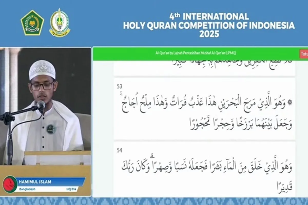 Peserta MTQ Internasional Asal Bangladesh Kagumi Sistem Pembinaan Al-Qur’an di Indonesia