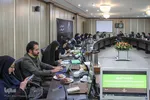 نشست خبری حسینی مدیر بانک قرض الحسنه مهر ایران استان یزد‎‎