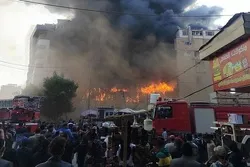 Huge Fire Erupts at Warehouse in Iraq’s Karbala  