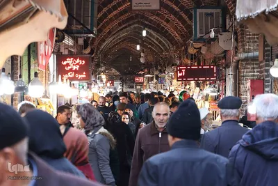 حال و هوای بازار تبریز در آخرین ساعات شروع شب یلدا