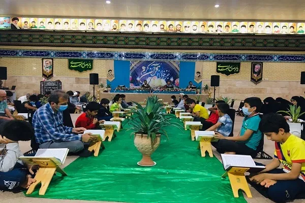 برگزاری مراسم جزءخوانی مؤسسه بدرالمنیر با حضور ۲۰ مرتل + عکس