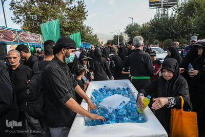 پیاده‌روی جاماندگان اربعین در تهران