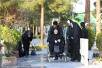 حال و هوای گلستان شهدای اصفهان در آخرین پنجشنبه سال