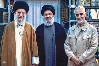 شهید سید حسن نصرالله در قاب تصویر