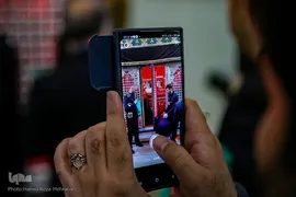 غبار‌روبی مضجع مطهر حضرت عبدالعظیم حسنی(ع)