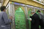 مراسم تحویل سال 1401 در امامزاده سید جعفر محمد (ع) یزد