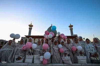 جشن تکلیف «دختران ماه» در حرم شاهچراغ(ع)