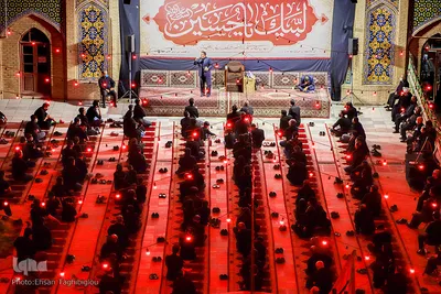 عزاداری شب پنجم محرم در زنجان‎‎