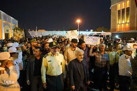 وداع با شهید «مهدی الله‌‌پور» در حرم شاهچراغ(ع)‎