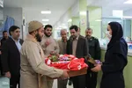 تجلیل از پرستاران بیمارستان امام حسین(ع) توسط گروه فرهنگی و جهادی خادم‌الشهداء‎