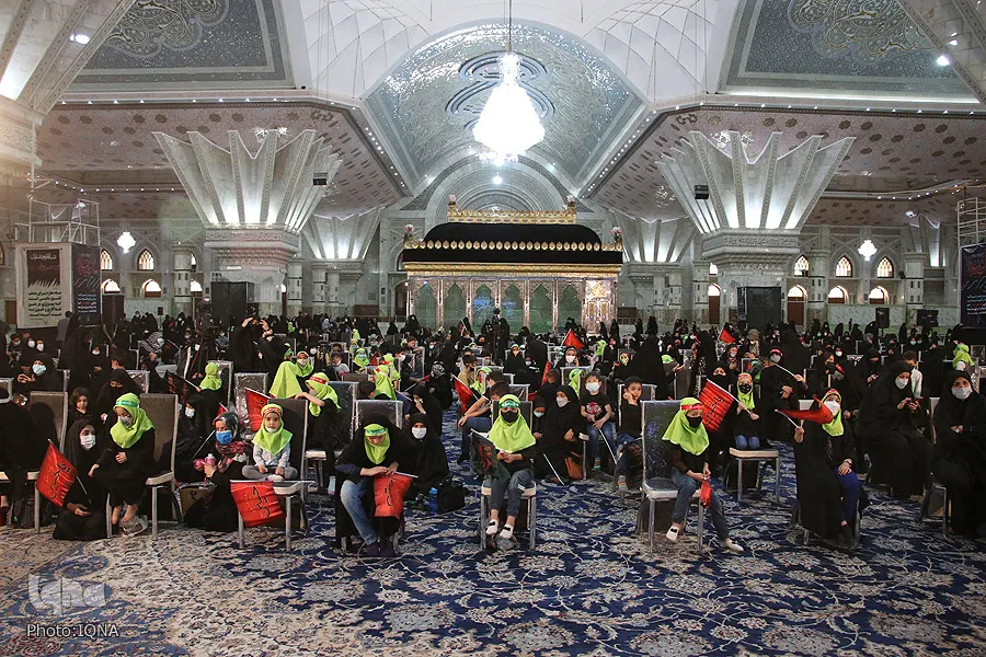 مراسم عزاء في ذكرى إستشهاد السيدة رقية بنت الإمام الحسين(ع) بطهران