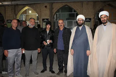 مراسم بزرگداشت دومین سالگرد شهید مدافع امنیت علی نظری در مسجد جامع ملایر