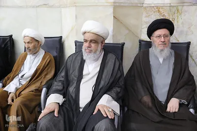 مجلس ترحیم آیت الله فیاض و گرامیداشت شهدای جنگ ۱۲ روزه در حرم بانوی کرامت