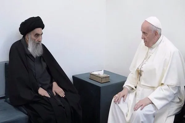 En carta al Papa, el ayatolá Sistani insta a 