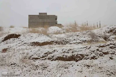 بارش برف در اهر