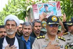 تشییع پیکر شهید «حسین سامی‌مقام» در اصفهان