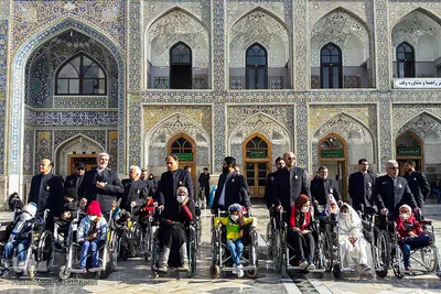 کودکان مبتلا به سرطان در حرم امام رضا (ع)