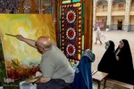 کارگاه نقاشی « قرمز پر رنگ» یادمان شهدای حمله تروریستی حرم شاهچراغ(ع)