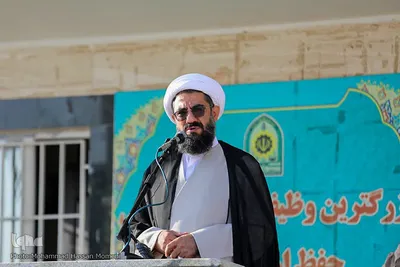 مراسم صبحگاه مشترک نیروهای نظامی و انتظامی استان همدان