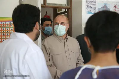 بازدید قالیباف از اردوی جهادی شهید کاظمی آشتیانی