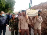 تشییع پیکر مطهر شهید «خوشنام» در دانشگاه فرهنگیان و آبپخش