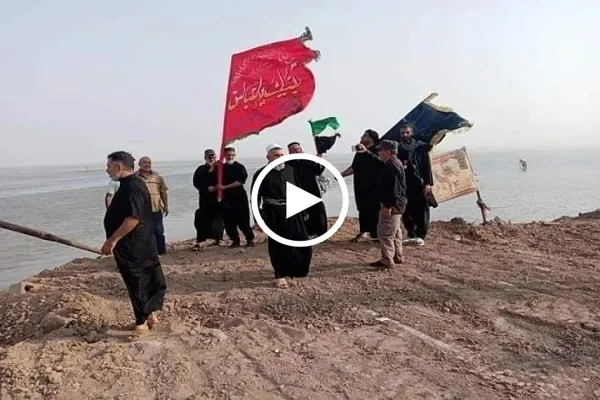 بالفيديو..إنطلاق مراسم الأربعين من أقصی نقطة في حدود العراق