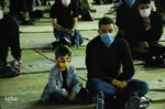 مراسم عزاداری شب سوم محرم در محوطه باز مصلی تبریز
