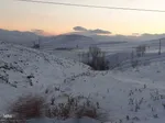وضعیت راه های روستایی شهرستان اهر در روزهای سرد سال