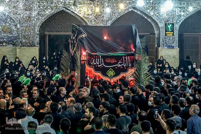 حسینیه ایران؛ مراسم عزاداری شب عاشورای حسینی در سیدعلاءالدین حسین(ع)‎‎