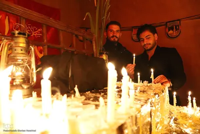مراسم شام غریبان حسینی در اهر