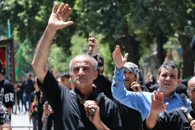 مراسم عزاداری عاشورا در همدان‎